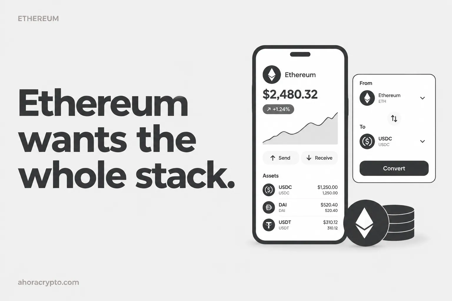 Un mundo entero de agentes en Ethereum, también el frontend
